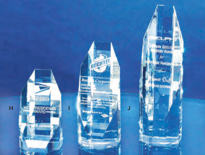 Optic Crystal Octagon Tower