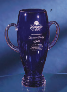 Cobalt Vase with Handles