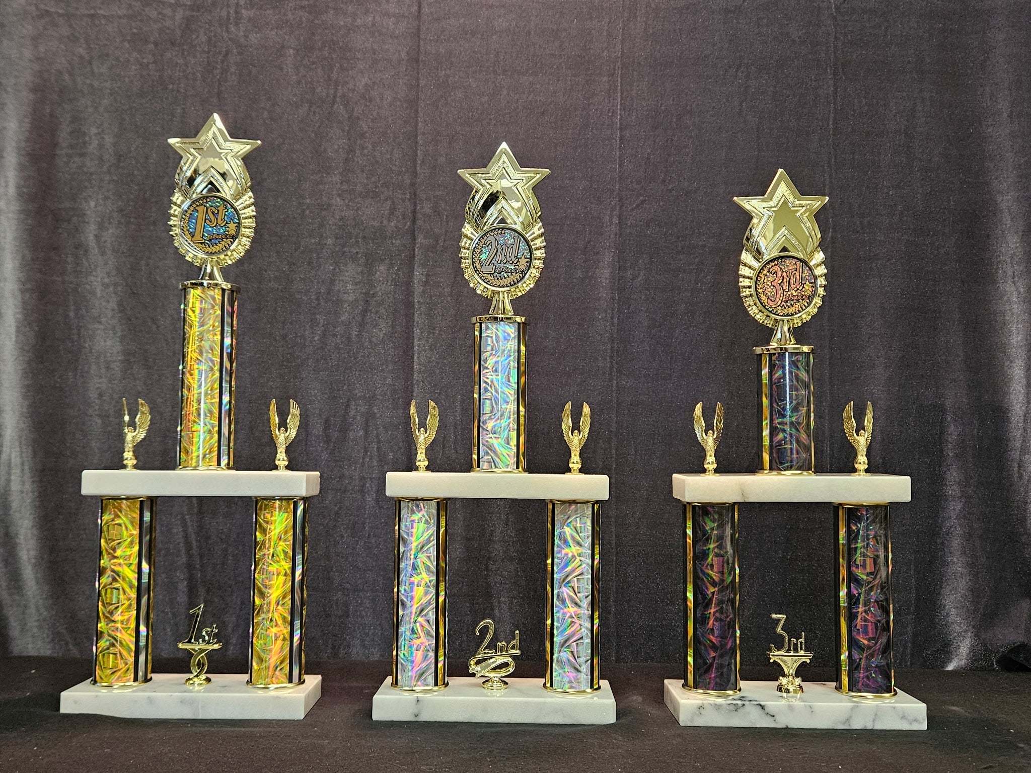 Double Decker Round Multiple Sport Options