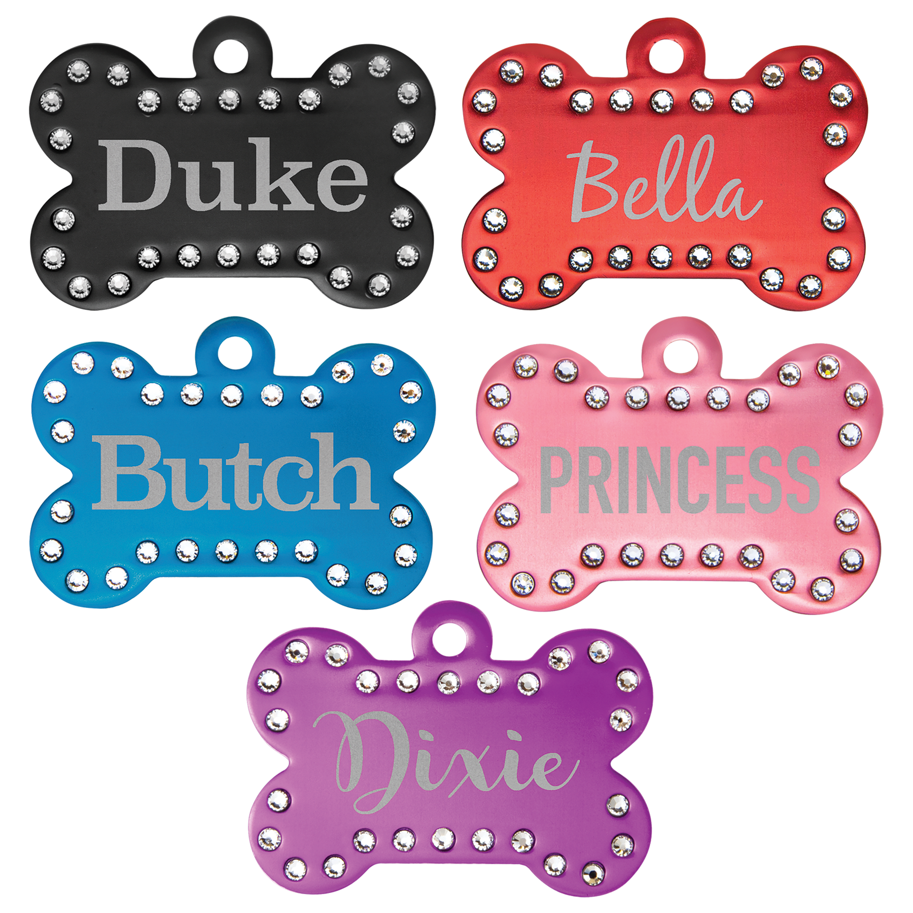 Bling Pet Name Tag