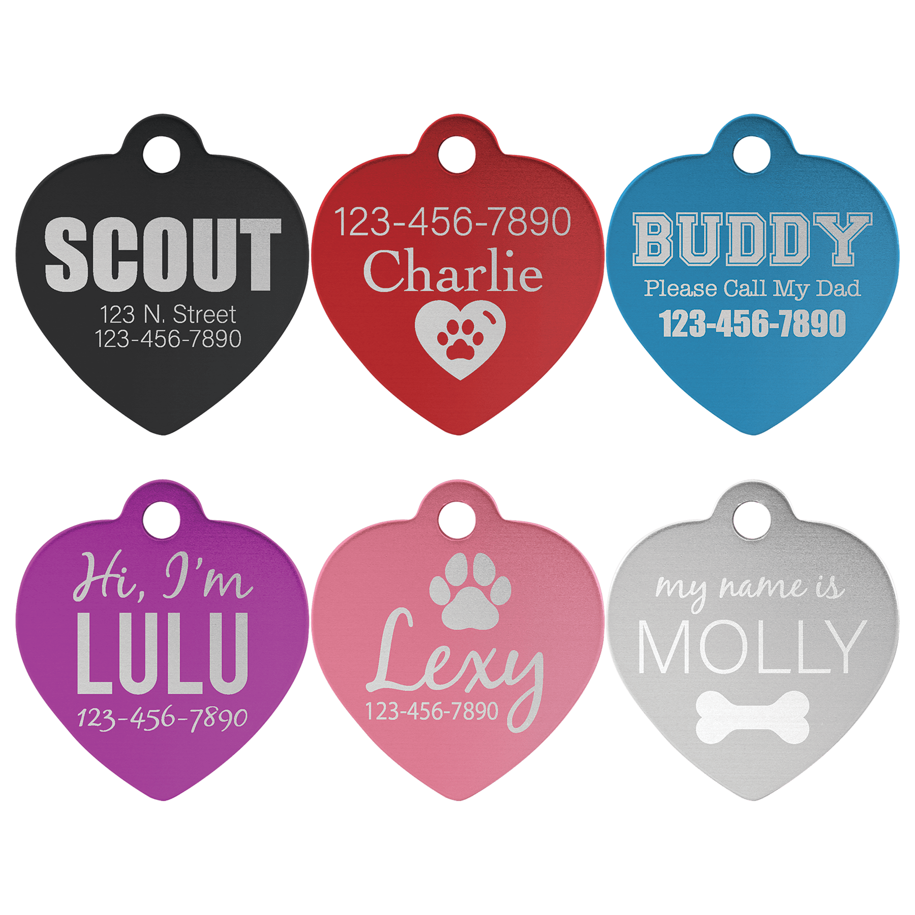 Heart Pet Tag
