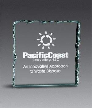 Iced Edge Acrylic Paperweight