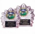Clear Flame with Insert and Engraving