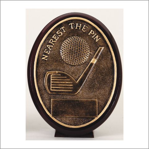 Nearest the Pin Oval Resin