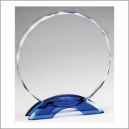 Double Arc Base Optic Crystal Awards