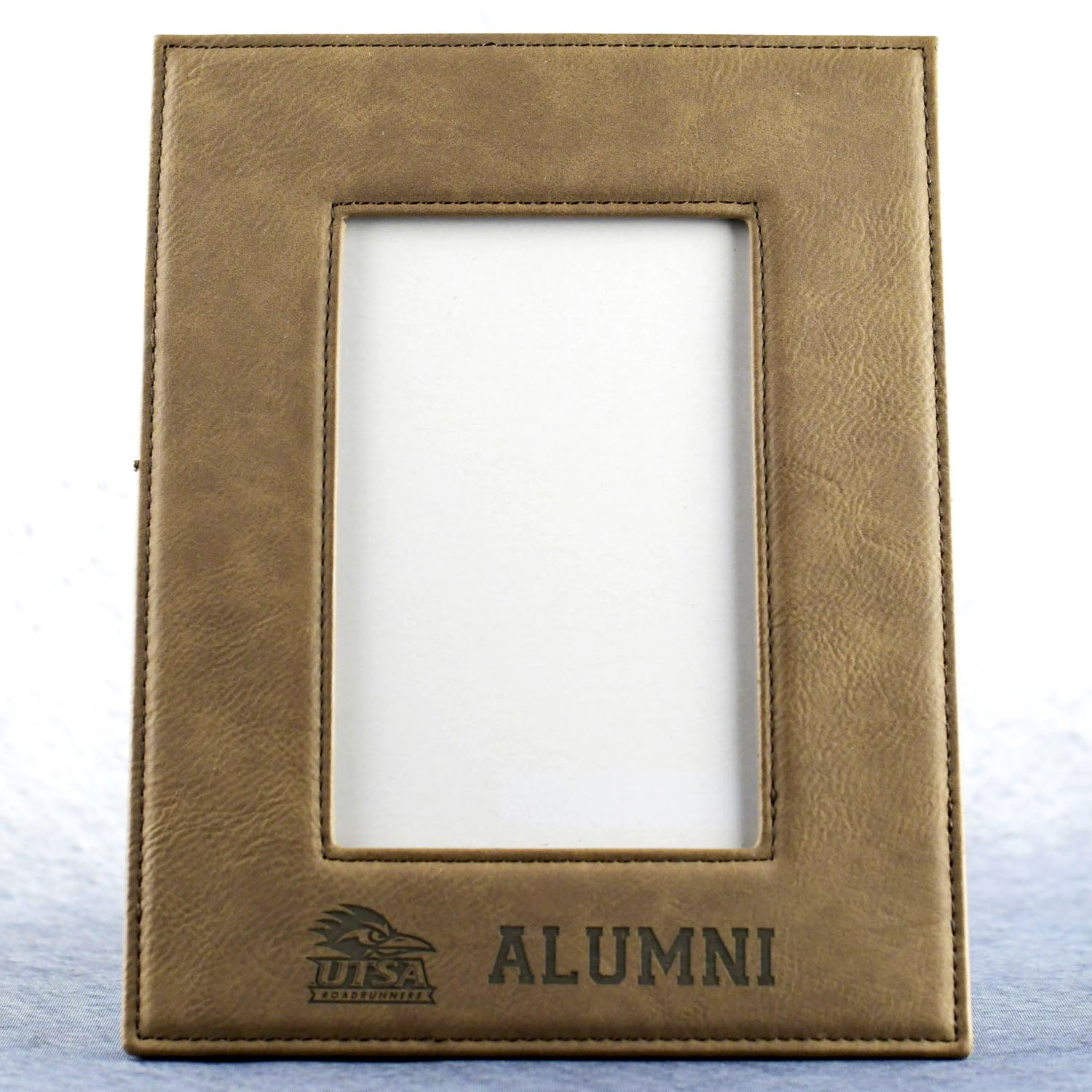 Leatherette Dark Brown Picture Frame