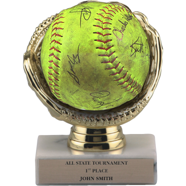 Commemorative Softball Display Award